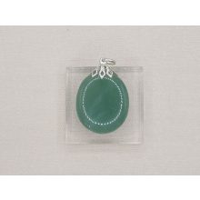 Aventurin medál lapos kicsi