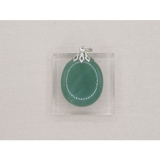 Aventurin medál lapos kicsi