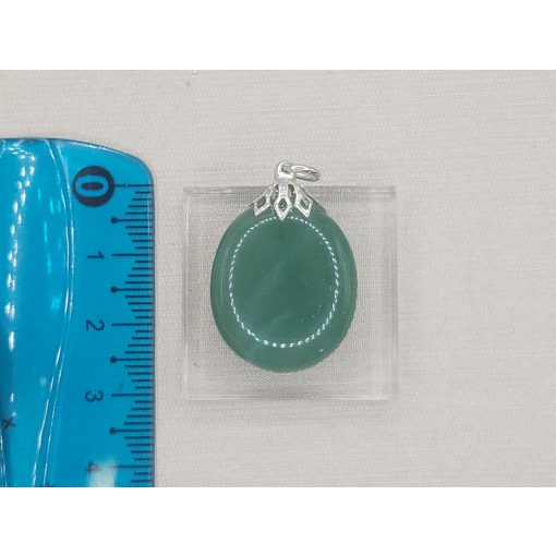 Aventurin medál lapos kicsi