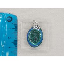 Azurit malachit medál
