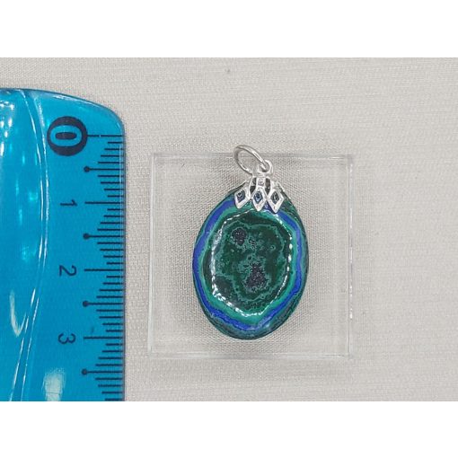 Azurit malachit medál