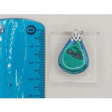 Azurit malachit medál