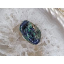 Azurit malachit marakkő üreggel kristályokkal