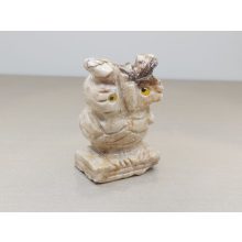 Bagoly zsírkő állat