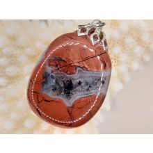 Breccsa jáspis medál lapos