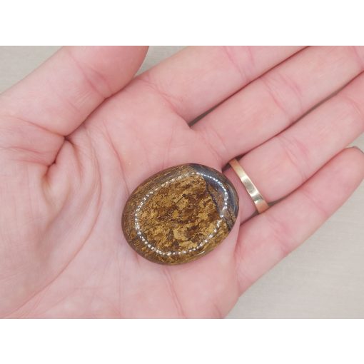 Bronzit marokkő  lapos nagy