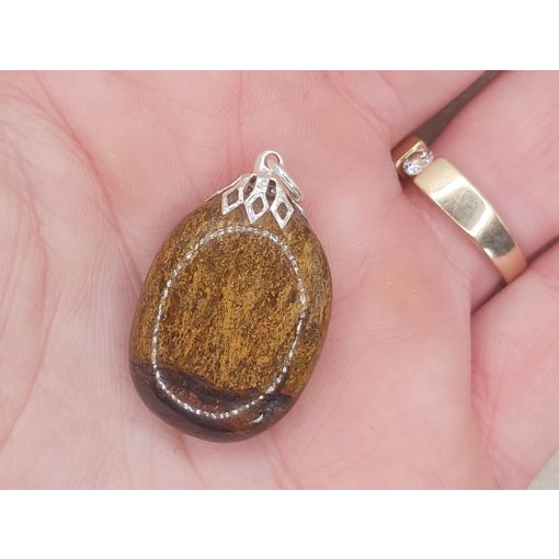 Bronzit medál lapos kicsi