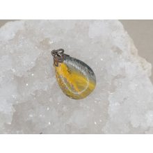 Bumble Bee jáspis medál kaboson