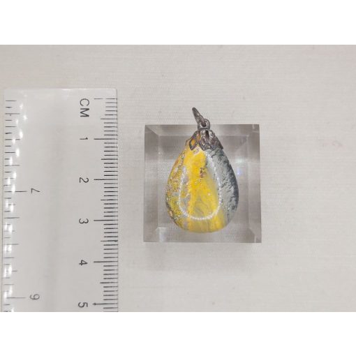 Bumble Bee jáspis medál kaboson