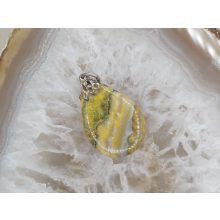 Bumble Bee jáspis medál kaboson