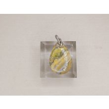 Bumble Bee jáspis medál kaboson