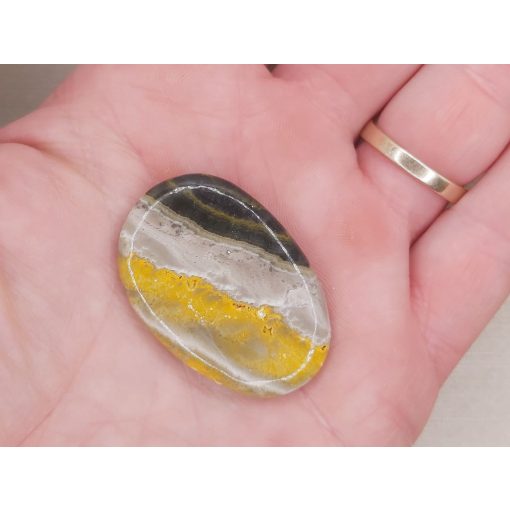 Bumble Bee jáspis marokkő lapos