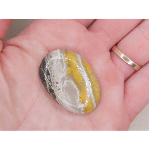 Bumble Bee jáspis marokkő lapos