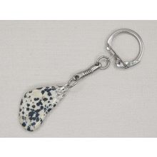 Dalmát jáspis kulcstartó 