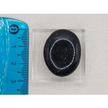 Fekete turmalin marokkő lapos kicsi