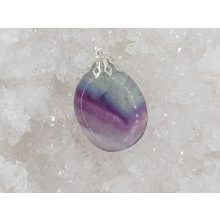 Fluorit medál lapos kicsi