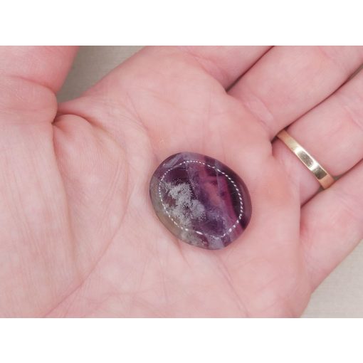 Fluorit marokkő lapos kicsi