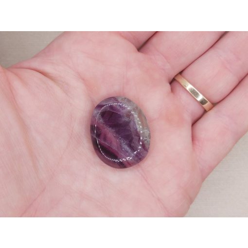 Fluorit marokkő lapos kicsi