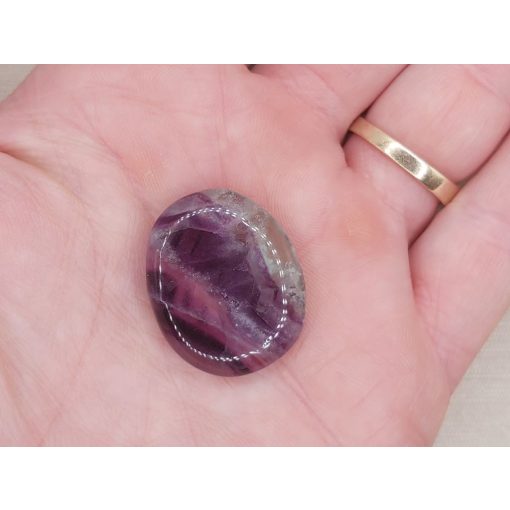 Fluorit marokkő lapos kicsi