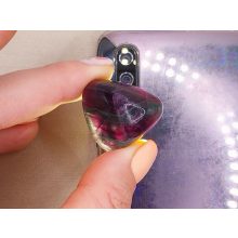 Fluorit marokkő nagy lila és zöld