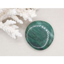 Fuchsit marokkő lapos nagy