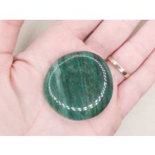 Fuchsit marokkő lapos nagy