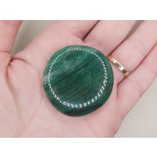 Fuchsit marokkő lapos nagy