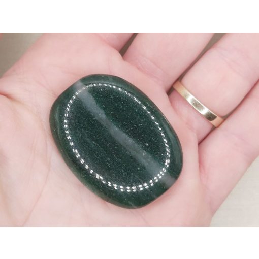 Fuchsit marokkő lapos nagy