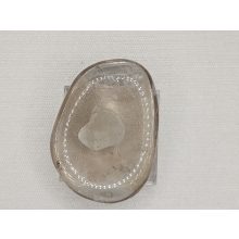 Füstkvarc marokkő lapos nagy 