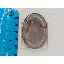 Füstkvarc marokkő lapos nagy 