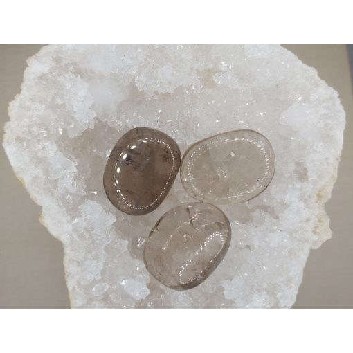 Füstkvarc marokkő lapos kicsi véletlenszerűen