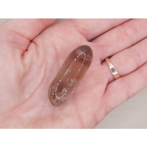 Füstkvarc marokkő lapos nagy 