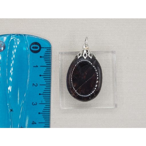 Gránát medál lapos 