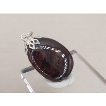 Gránát medál lapos 