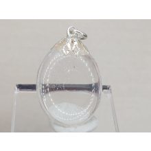 Hegyikristály medál lapos