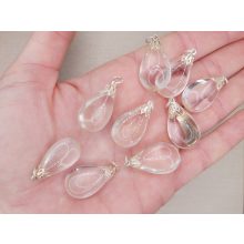 Hegyikristály medál csepp alakú véletlenszerűen