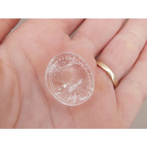 Hegyikristály marokkő lapos 