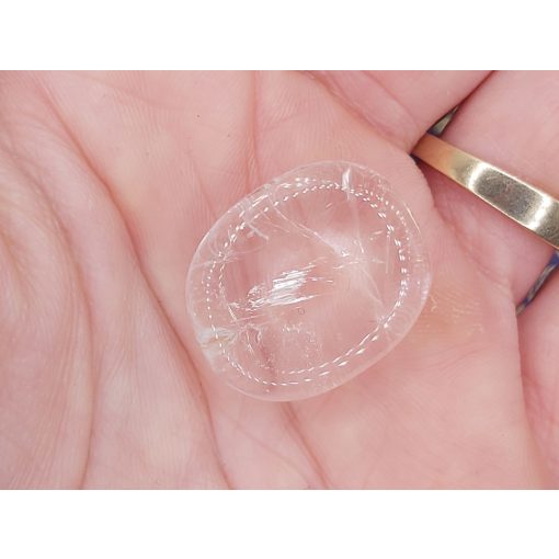 Hegyikristály marokkő lapos 