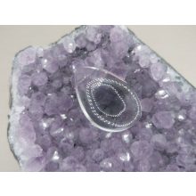 Hegyikristály marokkő csepp alakú