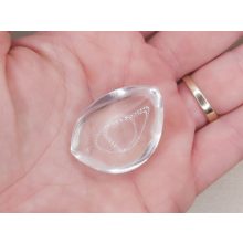 Hegyikristály marokkő csepp alakú