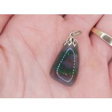 Heliotróp medál kaboson