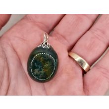 Heliotróp medál lapos