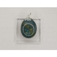 Heliotróp medál lapos
