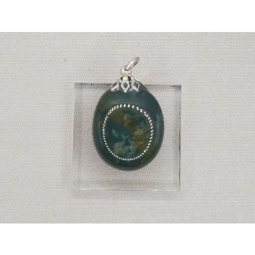 Heliotróp medál lapos