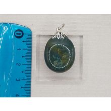 Heliotróp medál lapos