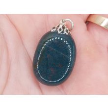 Heliotróp medál lapos