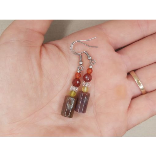 Heliotróp formadíszített füli