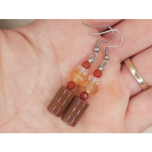 Heliotróp formadíszített füli