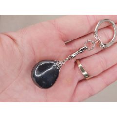 Hematit kulcstartó 