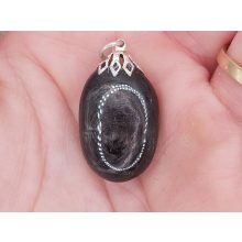 Hipersztén medál lapos